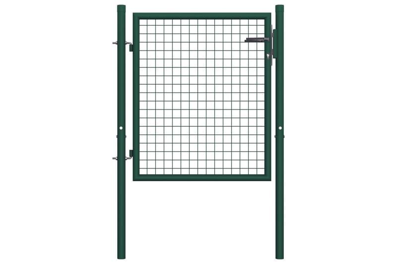 Hageport stål 100x75 cm grønn - Hus & oppussing - Innsynsbeskyttelse & innhegning - Port