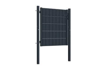 Hageport stål 100x81 cm antrasitt - Hus & oppussing - Innsynsbeskyttelse & innhegning - Port
