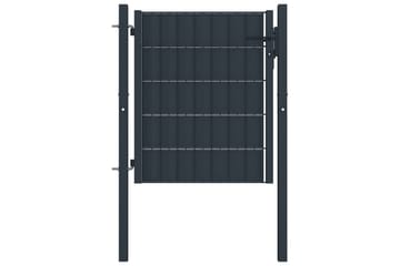 Hageport stål 100x81 cm antrasitt - Hus & oppussing - Innsynsbeskyttelse & innhegning - Port