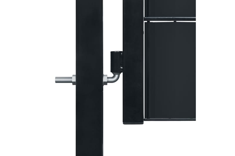 Hageport stål 100x81 cm antrasitt - Hus & oppussing - Innsynsbeskyttelse & innhegning - Port
