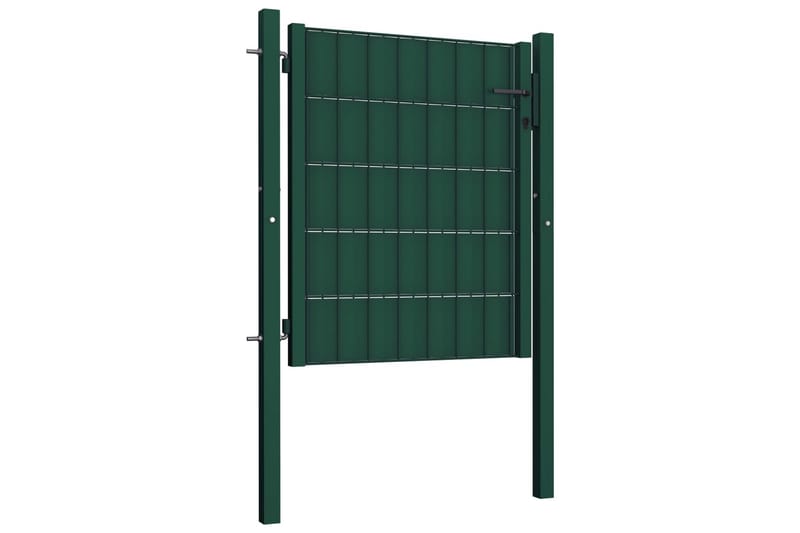 Hageport stål 100x81 cm grønn - Hus & oppussing - Innsynsbeskyttelse & innhegning - Port