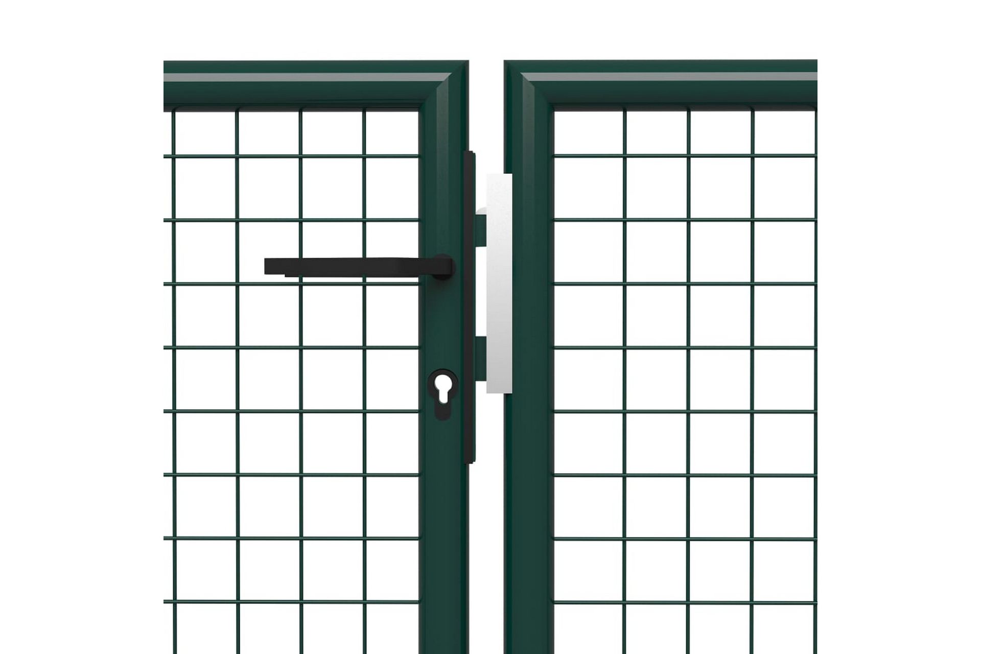 Hageport stål 400x100 cm grønn - grønn - Hus & oppussing - Innsynsbeskyttelse & innhegning - Port