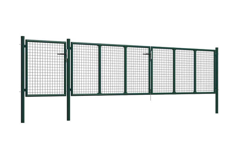 Hageport stål 500x75 cm grønn - grønn - Hus & oppussing - Innsynsbeskyttelse & innhegning - Port