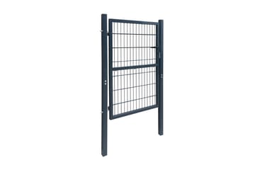 2D hageport (enkel) antrasitt grå 106 x 190 cm - Hus & oppussing - Innsynsbeskyttelse & innhegning - Port