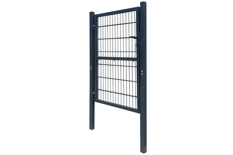 2D hageport (enkel) antrasitt grå 106 x 210 cm - Hus & oppussing - Innsynsbeskyttelse & innhegning - Port