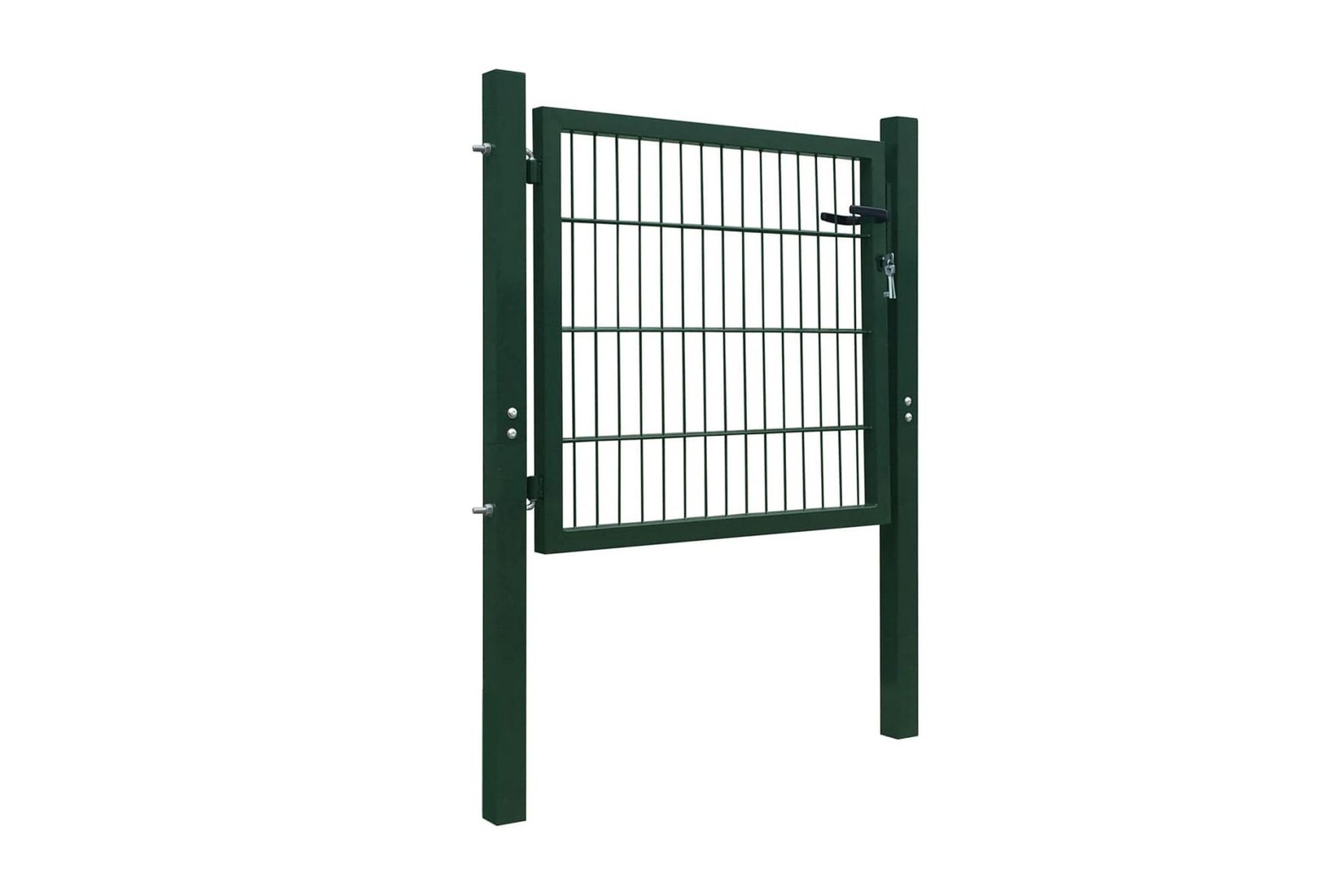 2D hageport (enkel) grønn 106 x 130cm - Hus & oppussing - Innsynsbeskyttelse & innhegning - Port