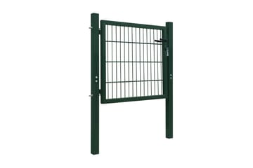 2D hageport (enkel) grønn 106 x 130cm - Hus & oppussing - Innsynsbeskyttelse & innhegning - Port
