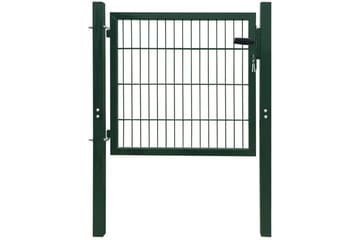 2D hageport (enkel) grønn 106 x 130cm - Hus & oppussing - Innsynsbeskyttelse & innhegning - Port
