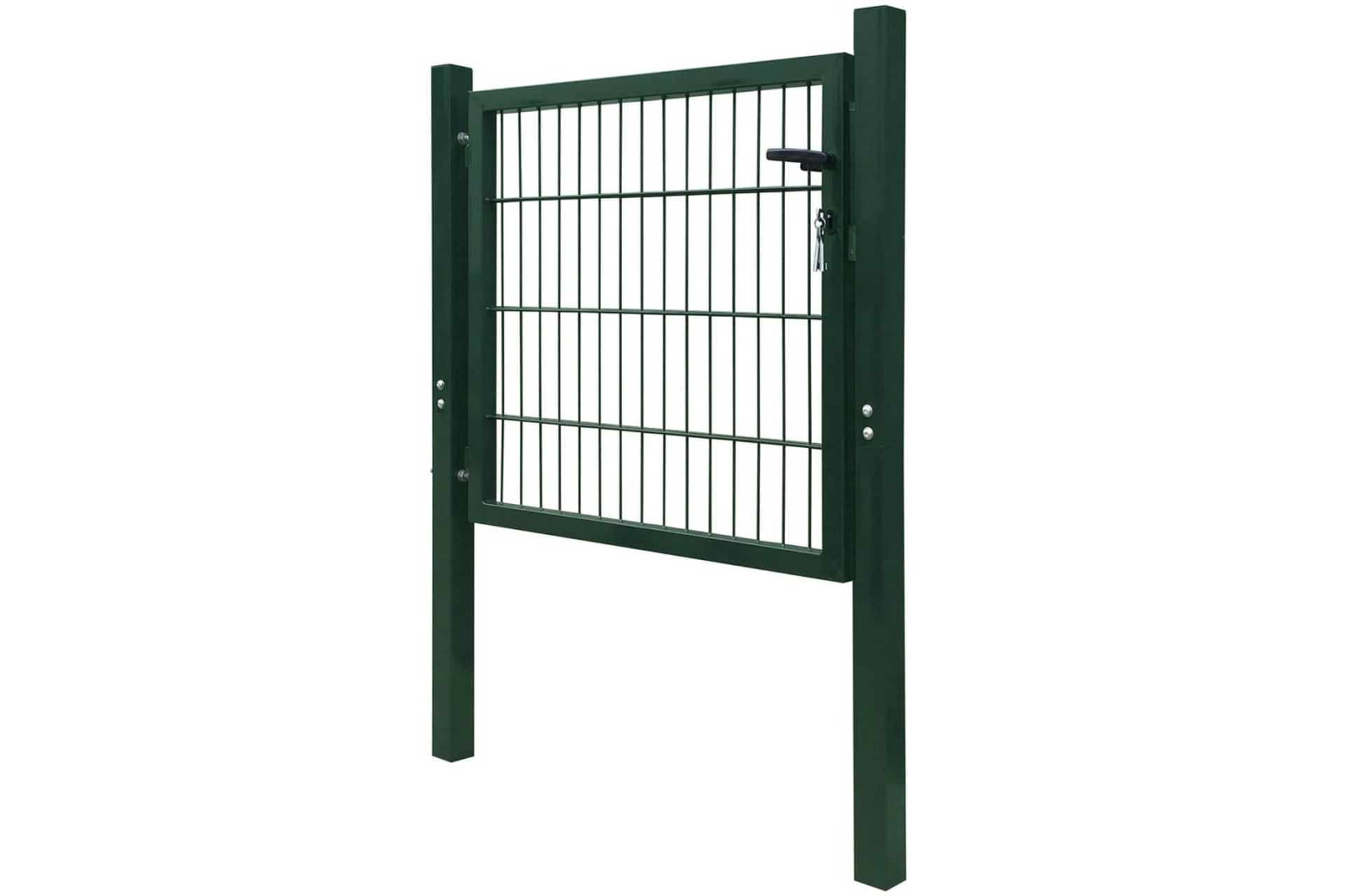 2D hageport (enkel) grønn 106 x 130cm - Hus & oppussing - Innsynsbeskyttelse & innhegning - Port