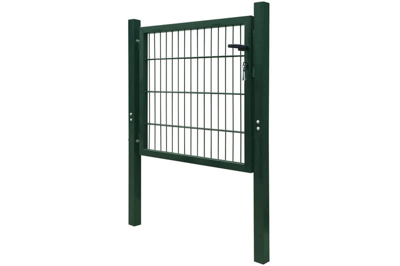 2D hageport (enkel) grønn 106 x 130cm - Hus & oppussing - Innsynsbeskyttelse & innhegning - Port