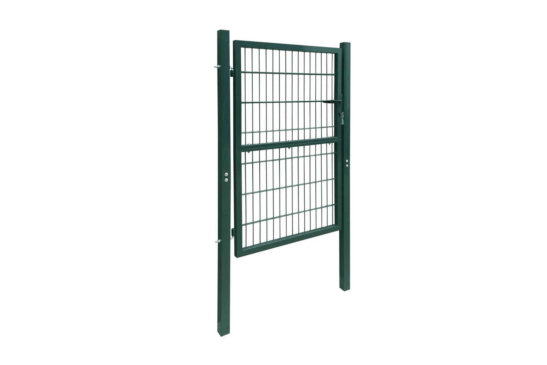 2D hageport (enkel) grønn 106 x 170 cm - Hus & oppussing - Innsynsbeskyttelse & innhegning - Port