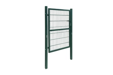 2D hageport (enkel) grønn 106 x 170 cm - Hus & oppussing - Innsynsbeskyttelse & innhegning - Port