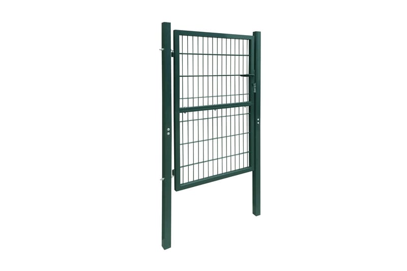 2D hageport (enkel) grønn 106 x 170 cm - Hus & oppussing - Innsynsbeskyttelse & innhegning - Port