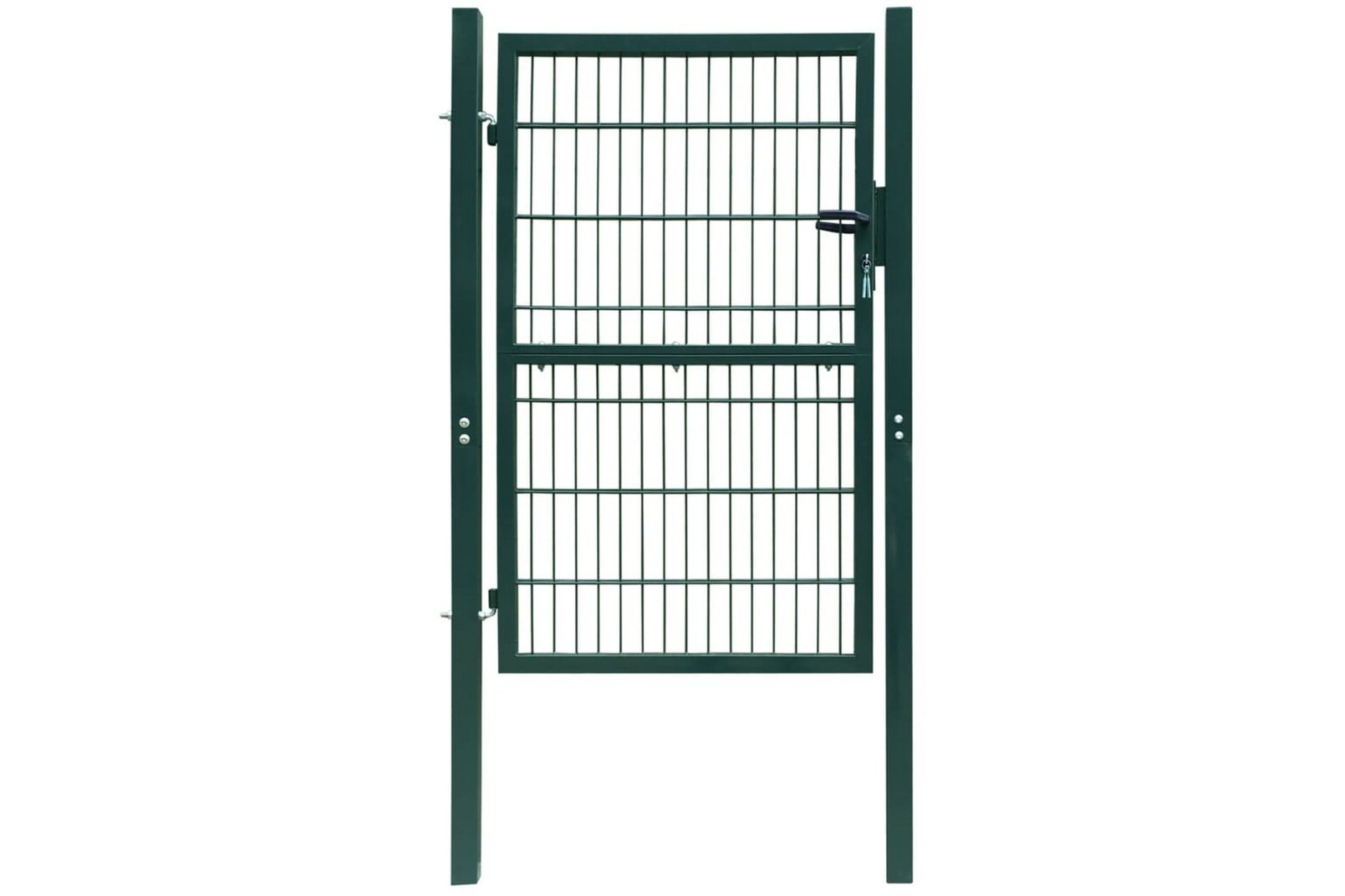 2D hageport (enkel) grønn 106 x 170 cm - Hus & oppussing - Innsynsbeskyttelse & innhegning - Port