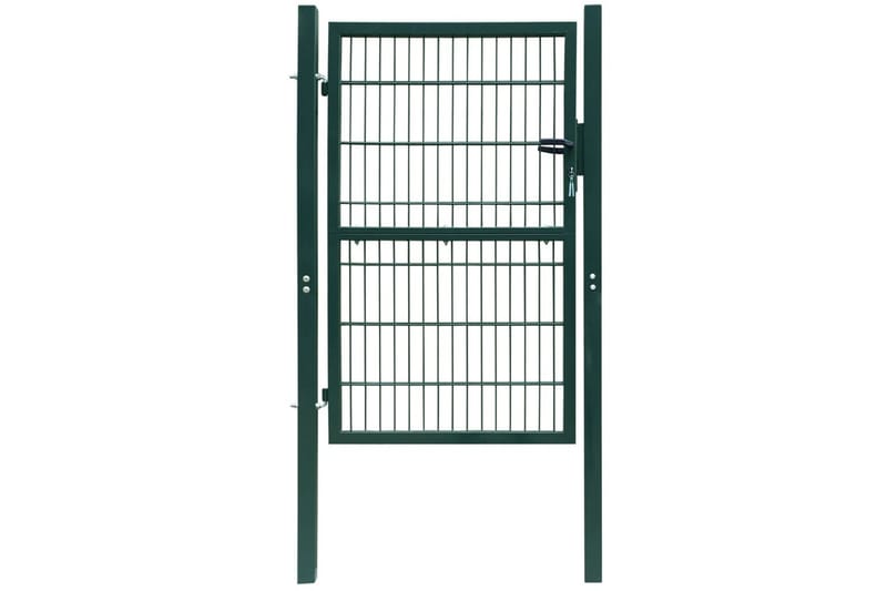 2D hageport (enkel) grønn 106 x 170 cm - Hus & oppussing - Innsynsbeskyttelse & innhegning - Port