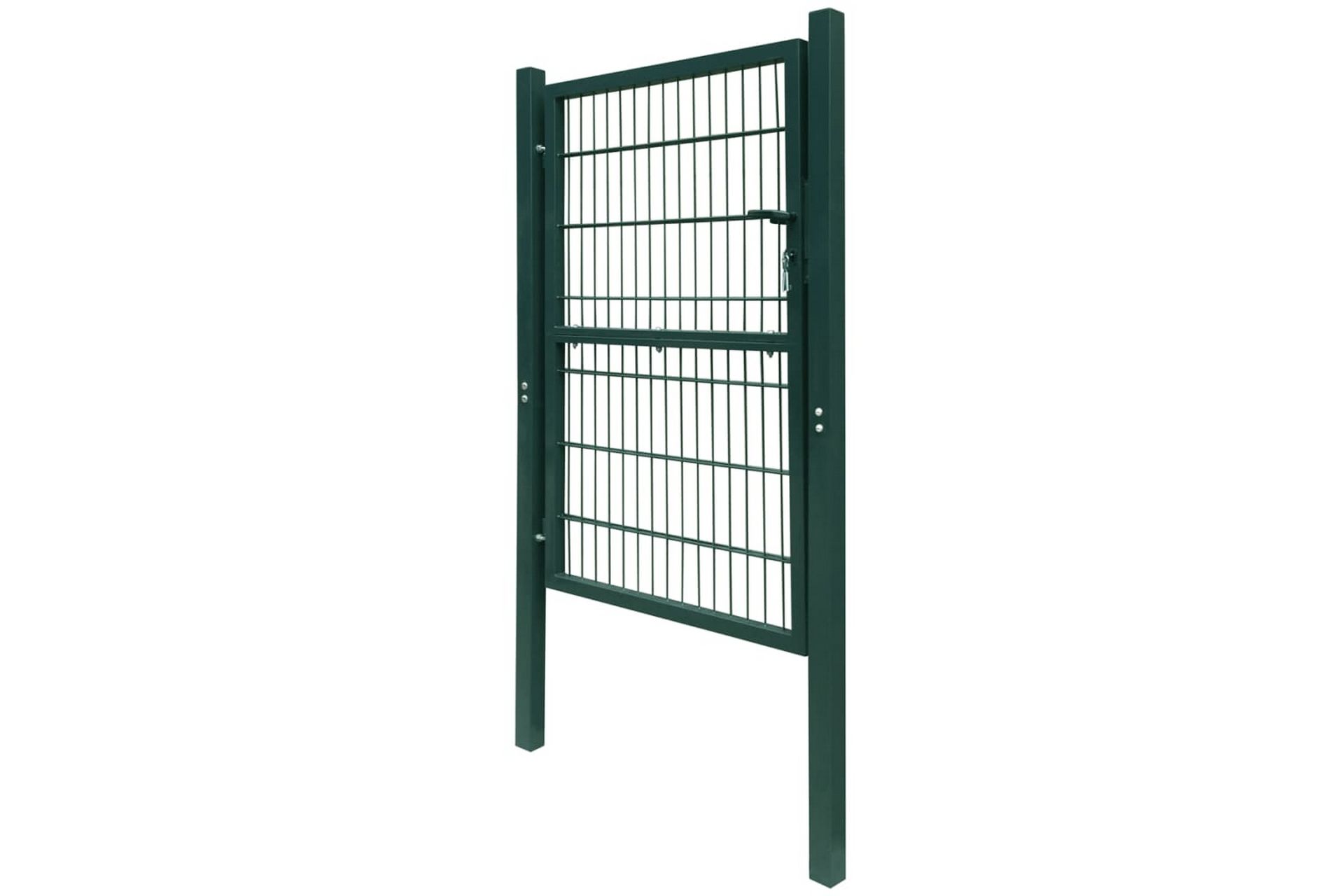 2D hageport (enkel) grønn 106 x 170 cm - Hus & oppussing - Innsynsbeskyttelse & innhegning - Port