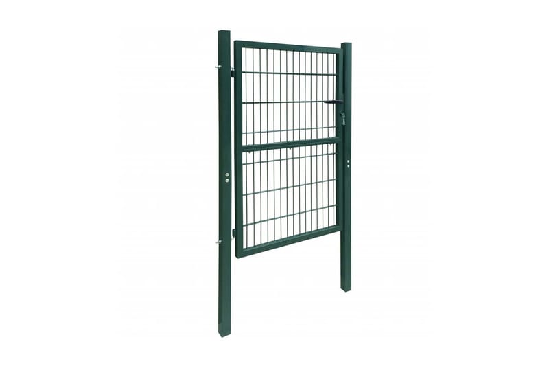 2D hageport (enkel) grønn 106 x 190 cm - Hus & oppussing - Innsynsbeskyttelse & innhegning - Port