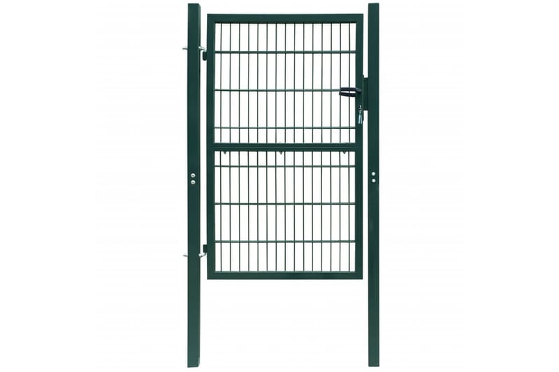 2D hageport (enkel) grønn 106 x 190 cm - Hus & oppussing - Innsynsbeskyttelse & innhegning - Port