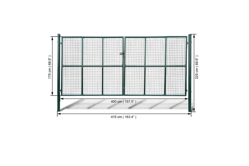 Hagenetting Hageport 415 x 225 cm/400 x 175 cm - Hus & oppussing - Innsynsbeskyttelse & innhegning - Port