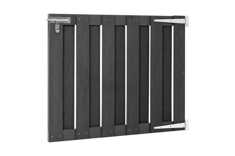 Hageport WPC 100x80 cm grå - Hus & oppussing - Innsynsbeskyttelse & innhegning - Port