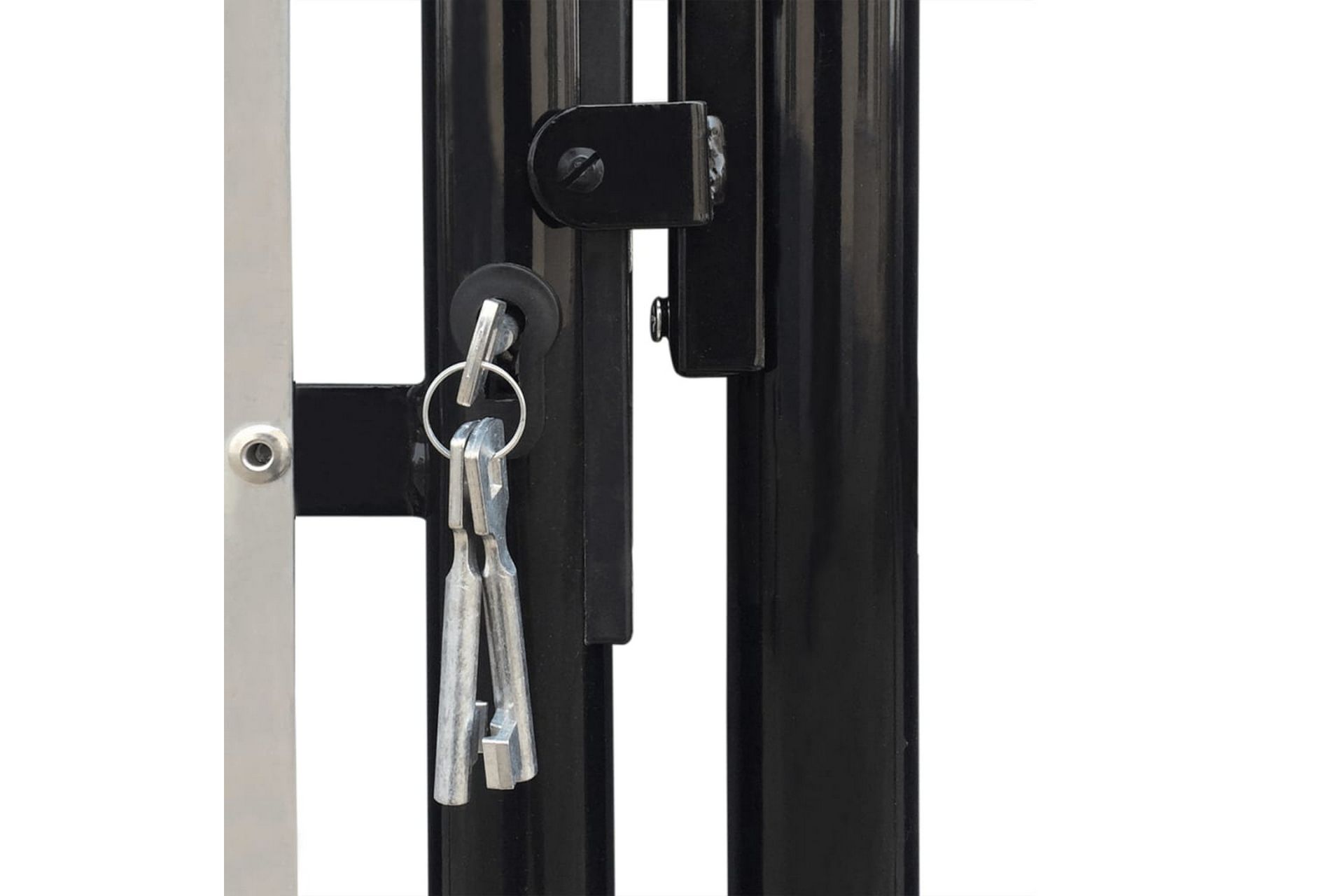 Sort Dobbel Dør Gateport 300 x 225 cm - Hus & oppussing - Innsynsbeskyttelse & innhegning - Port