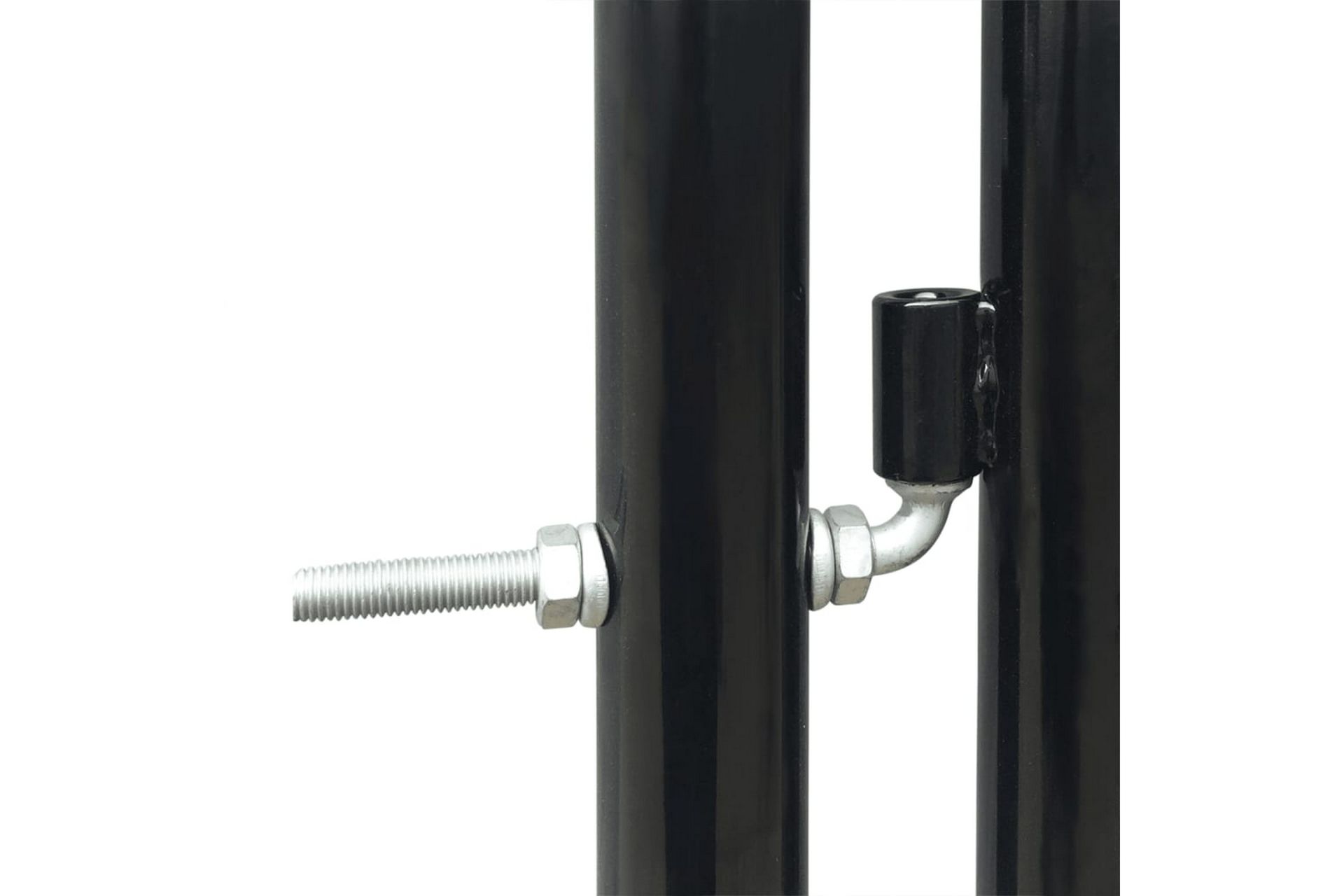 Sort Enkel Dør Gateport 100 x 150 cm - Hus & oppussing - Innsynsbeskyttelse & innhegning - Port