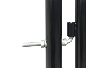 Sort Enkel Dør Gateport 100 x 150 cm - Hus & oppussing - Innsynsbeskyttelse & innhegning - Port
