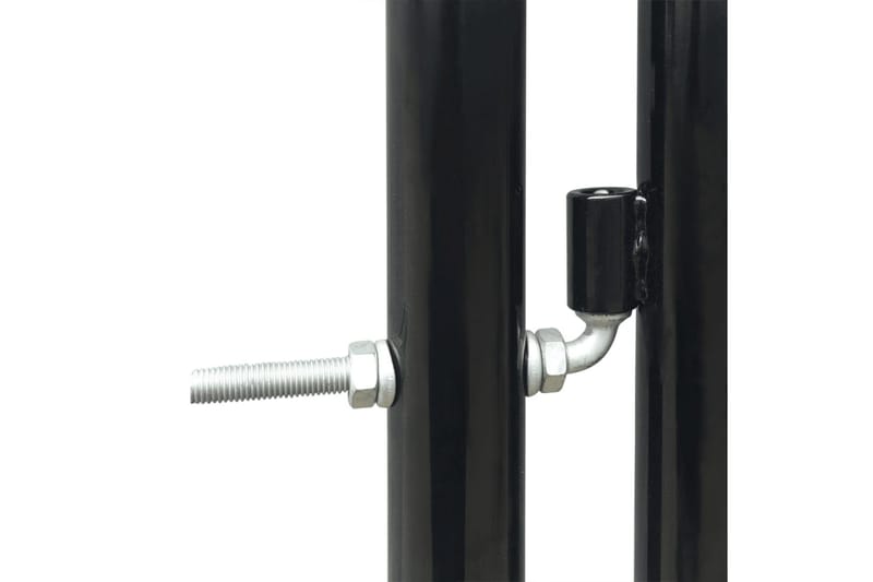 Sort Enkel Dør Gateport 100 x 150 cm - Hus & oppussing - Innsynsbeskyttelse & innhegning - Port