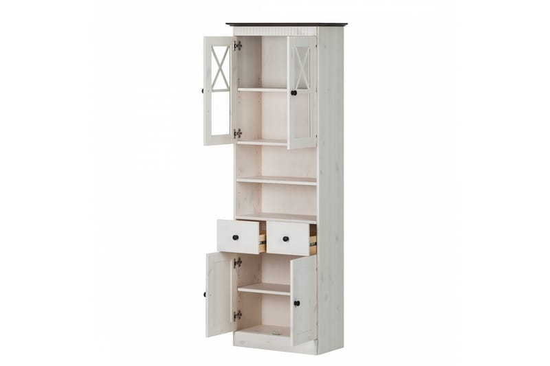 Aracely Skap 60 cm - Hvit / Svart - Hus & oppussing - Kjøkken & bad - Kjøkken & vaskerom
