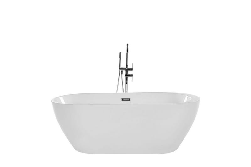 Badekar frittstående 160 cm Hvit NEVIS - Hvit - Frittstående badekar