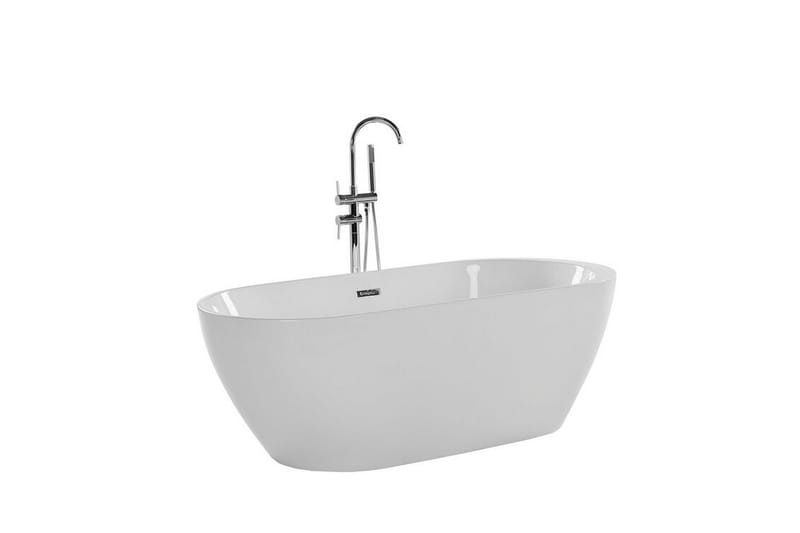 Badekar frittstående 160 cm Hvit NEVIS - Hvit - Frittstående badekar