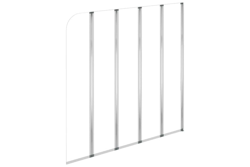 Badekarvegg 120x140 cm herdet glass gjennomsiktig - Hus & oppussing - Kjøkken & bad - Baderom - Dusjer