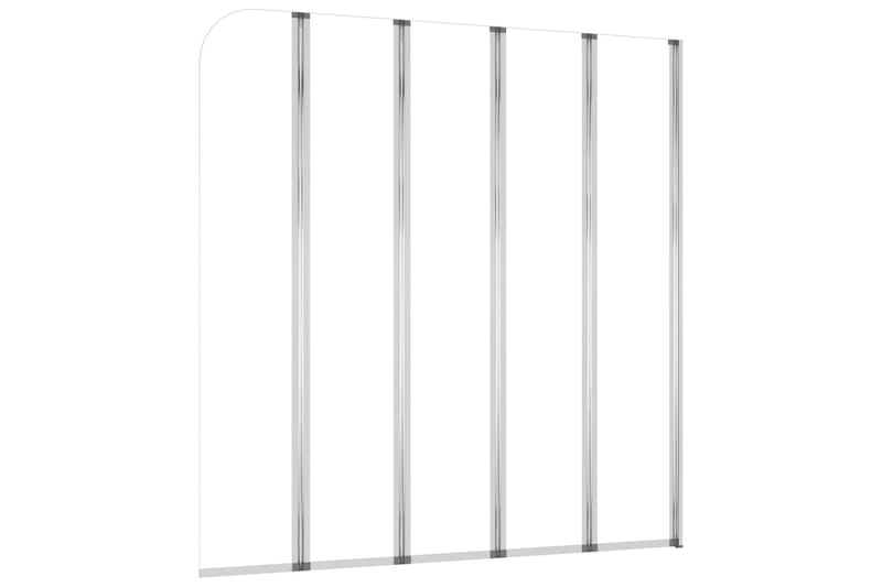 Badekarvegg 120x140 cm herdet glass gjennomsiktig - Hus & oppussing - Kjøkken & bad - Baderom - Dusjer