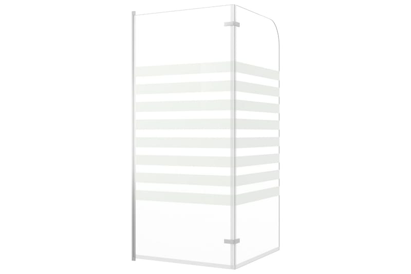 Badekarvegg 120x140 cm herdet glass stripet - Hus & oppussing - Kjøkken & bad - Baderom - Dusjer