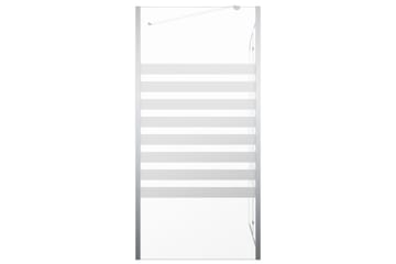 Badekarvegg 120x68x130 cm herdet glass stripet - Hus & oppussing - Kjøkken & bad - Baderom - Dusjer