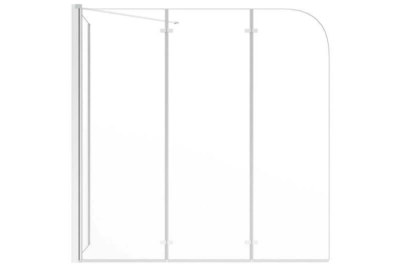 Badekarvegg 130x130 cm herdet glass gjennomsiktig - Hus & oppussing - Kjøkken & bad - Baderom - Dusjer