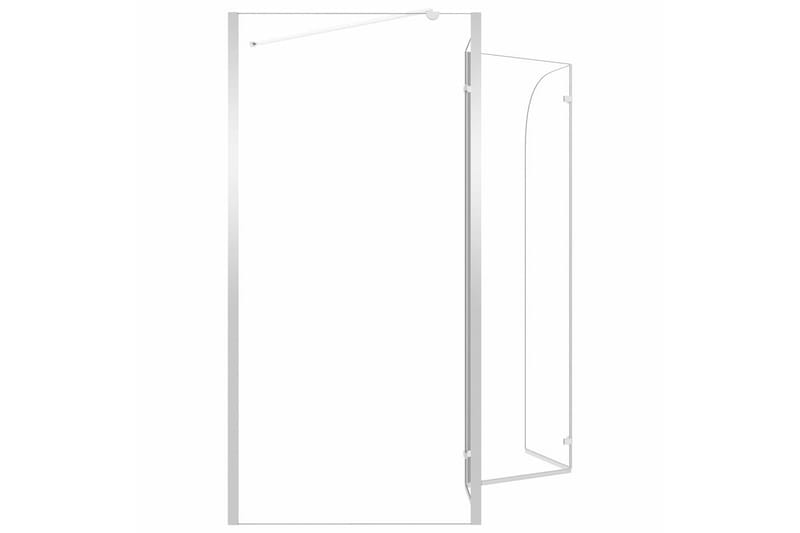 Badekarvegg 130x130 cm herdet glass gjennomsiktig - Hus & oppussing - Kjøkken & bad - Baderom - Dusjer