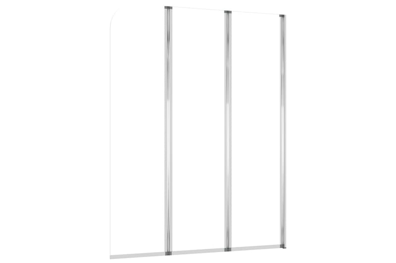 Badekarvegger 2 stk 104x130 cm herdet glass gjennomsiktig - Hus & oppussing - Kjøkken & bad - Baderom - Dusjer