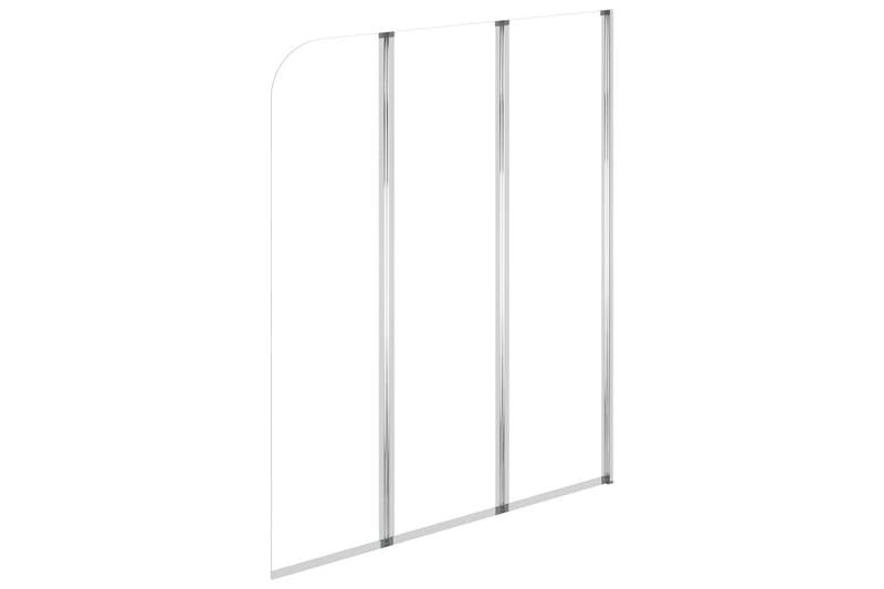 Badekarvegger 2 stk 104x130 cm herdet glass gjennomsiktig - Hus & oppussing - Kjøkken & bad - Baderom - Dusjer
