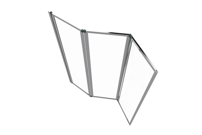 Knutby Badekarvegg 125x143 cm - Sølv - Hus & oppussing - Kjøkken & bad - Baderom - Dusjer
