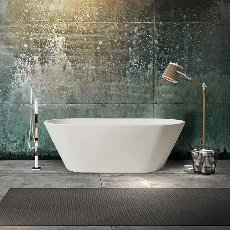 Badkar Bathlife Vit 70x58 cm - Hus & oppussing - Kjøkken & bad - Baderom - Badekar - Frittstående badekar