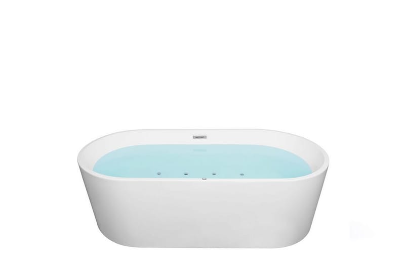 Badekar Frittstående med LED 170 cm Hvit HAVANA - Hvit - Hus & oppussing - Kjøkken & bad - Baderom - Badekar