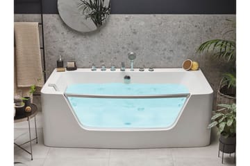 Badekar Hvit BARRANCA - Hvit - Hus & oppussing - Kjøkken & bad - Baderom - Badekar