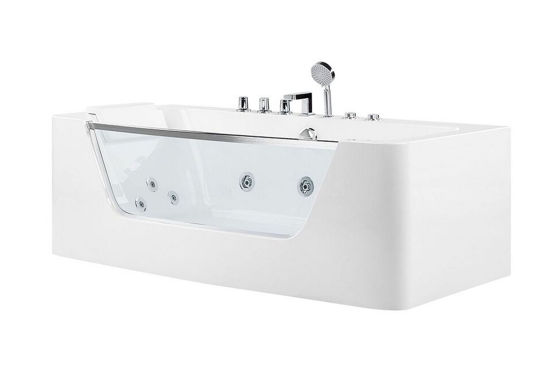Badekar Hvit BARRANCA - Hvit - Hus & oppussing - Kjøkken & bad - Baderom - Badekar
