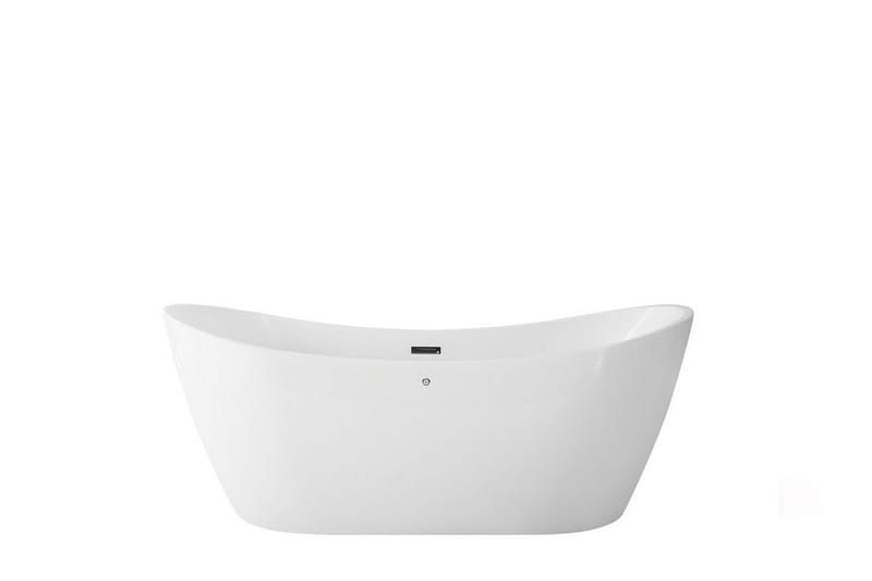 Boblebadekar frittstående hvit ANTIGUA - Hvit - Hus & oppussing - Kjøkken & bad - Baderom - Badekar - Boblebad og massasjebadekar