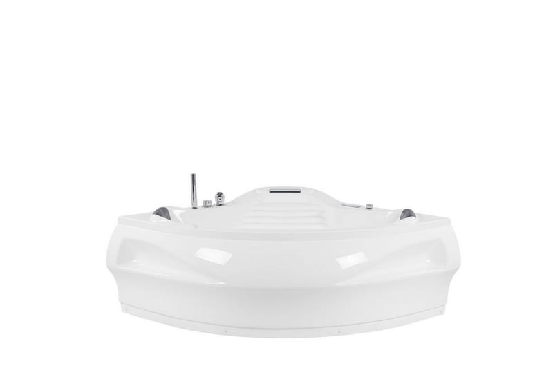 Fuenfria Bobbelbadekar Hjørne 145 cm med LED-belysning - Hvit - Hus & oppussing - Kjøkken & bad - Baderom - Badekar