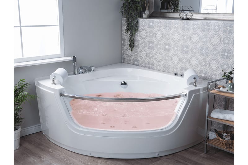 Mangle Boblekar 192 cm - Hvit - Hus & oppussing - Kjøkken & bad - Baderom - Badekar