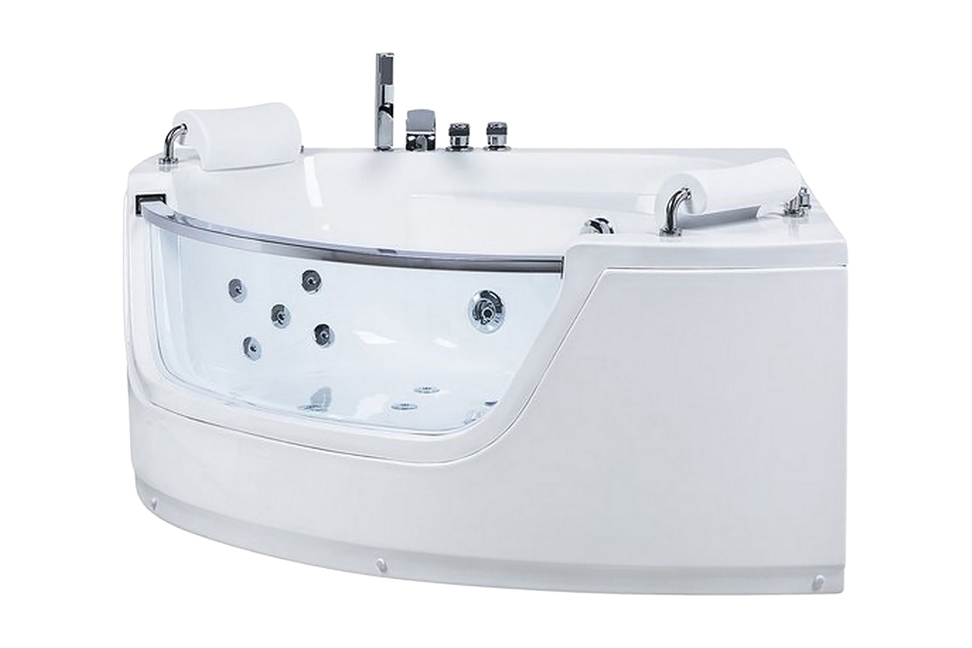 Mangle Boblekar 192 cm - Hvit - Hus & oppussing - Kjøkken & bad - Baderom - Badekar