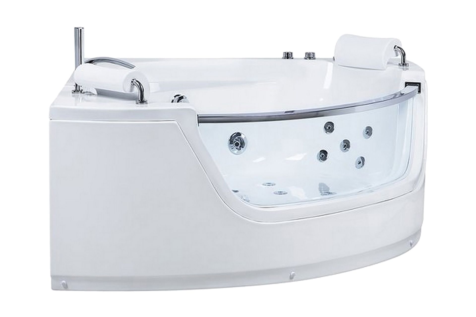 Mangle Boblekar 192 cm - Hvit - Hus & oppussing - Kjøkken & bad - Baderom - Badekar