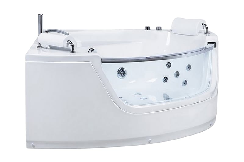 Mangle Boblekar 192 cm - Hvit - Hus & oppussing - Kjøkken & bad - Baderom - Badekar